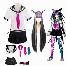 Anime Danganronpa Ibuki Mioda Cosplay Kostuum Vrouw Jurk Uniformcosplay