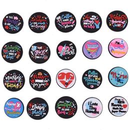 Anime Doctor Nurse Healthy Charms Wholesale Childhood Memories Funny Gift Cartoon Charms Shoe Accessories PVC Decoratie Buckle Soft Rubber Clog Charms