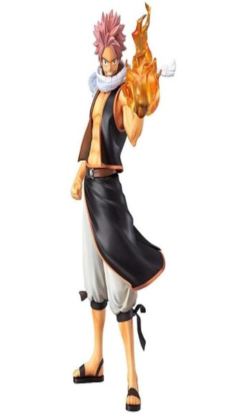 Anime Fairy Tail Etherious Natsu Dragneel Fire Fist 1 7 Escala PVC PVC Figura Modelo coleccionable Toyadores para niños Regalo de muñeca X0528966177