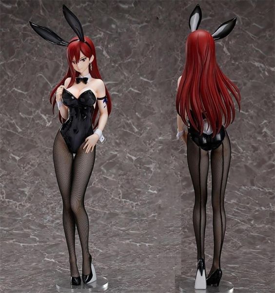 Anime Fairy Tail Ing 14 Bstyle Erza Scarlet Bunny Girl Girls Sexy Girls PVC Figuras Figuras de juguete Modelo de colección de adultos Regalos T26986856