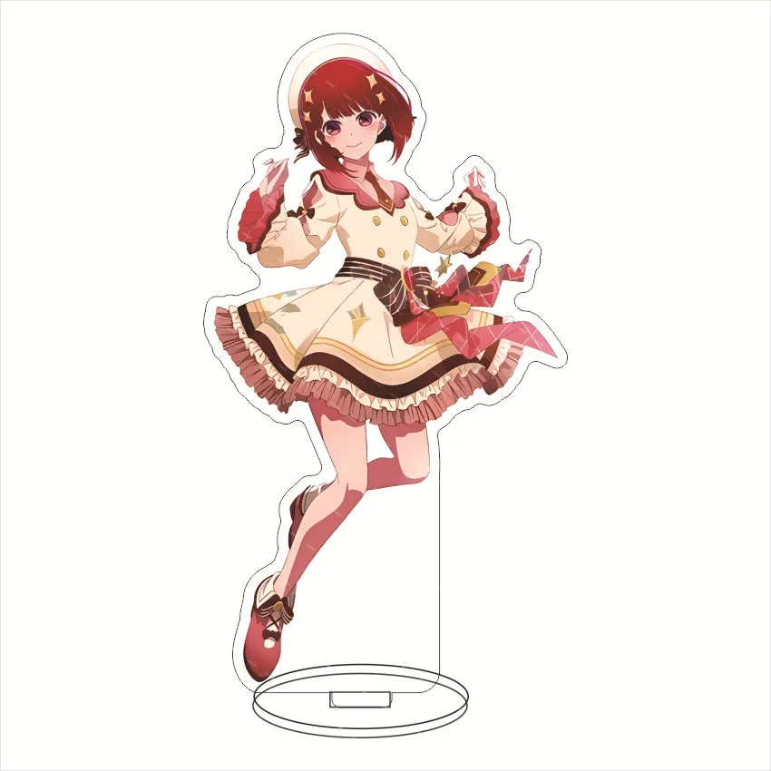 Anime figur oshi no ko akrylstativ gorou akuamarin hoshino ai rubii sarina stående modellplatta skrivbord prydnad rekvisita