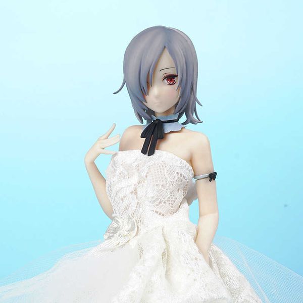 Figurines d'anime Akeiro Kaikitan velours robe de mariée blanche 27CM PVC figurine jouet modèle jouets Sexy fille Collection poupée cadeau
