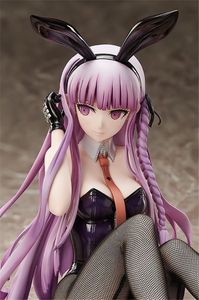 Anime libérant Kirigiri Kyouko Bunny Fille Figure Figure Modèle Toys B-Style Danganronpa Tragger PVC Sexy Girl Collection adulte Q0522
