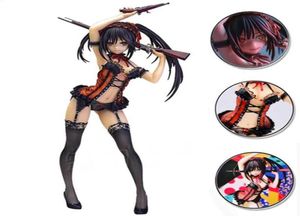 Personnage de jeu d'anime Tokisaki Kuzou, figurine de modèle d'action, jouet fait à la main, costume en dentelle rouge noir, autocollant de décoration de salle modèle G09118935536