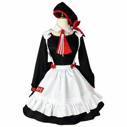 Juego de anime Genshin Impact Collaborati KFC Noelle Disfraces de cosplay Maid Lolita Dr. Kawaii Uniforme Halen Girl Apr Hat v1M1 #