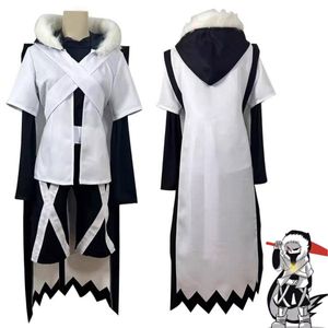 Costume de Cosplay de jeu d'anime Undertale XTALE Cross Sans, Cape blanche, uniforme de combat, Costume de fête d'halloween pour hommes et femmes adultes