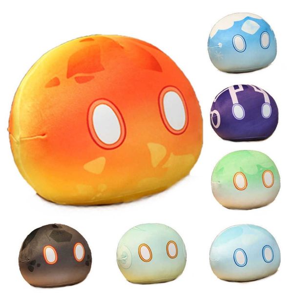 Porte-clés en peluche Anime Genshin Impact Slime, Cosplay, mignon, poignée de jouets, dessin animé, cadeau d'anniversaire et de noël, Y0728205y