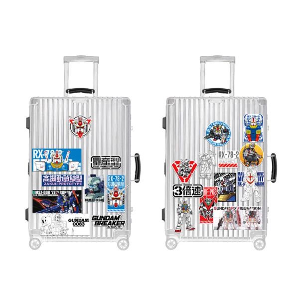 Anime gundam mobile combinaison japonais comic calic tide marie autocollants valise autocollants imperméables autocollants en pvc autocollants 21 pièces