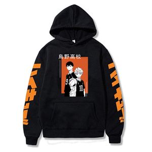 Anime haikyuu cosplay jassen kleding kostuums mannen hoodies sweatshirts grafische harajuku tops man