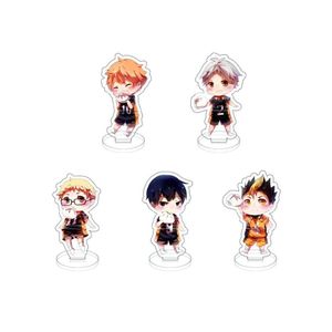 Anime Haikyuu Figures Bureau Plaat Modellen Acryl Stand Model Speelgoed Actiefiguren Bureau Decor Ornaments G1019