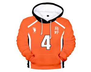 Anime Haikyuu Karasuno disfraz de Cosplay estampado 3D sudaderas con capucha de gran tamaño para hombre sudaderas ropa de calle chaqueta con capucha de Hip Hop prendas de vestir masculinas 7684089