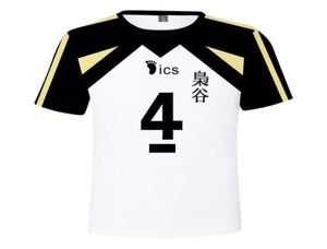 Camiseta de anime Haikyuu para hombre, Academia Fukurodani, Akaashi Keiji Bokuto Koutarou, camiseta de manga corta para mujer, disfraz de Cosplay divertido 3D 2106126254