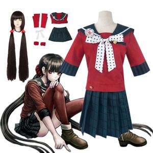 Anime Harukawa Maki Danganronpa V tuer l'harmonie Cosplay Costume femme robes uniforme scolaire