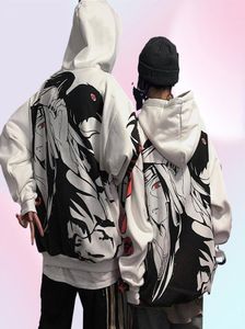 Anime Sweat à capuche Streetwear Couple d'hiver Mode Fashion Loose dessin animé Sasuke Japon Sweat-shirt Unisexe Men de sweat unisexe Womens5380655