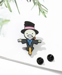 Anime Howl's Moving Scarecrow Kabu Prince Brooch Pin Émail Badge Jackets Fashion Bijoux Accessoires 5312714