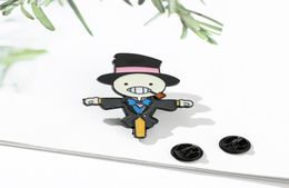 Anime Howl's Moving Scarecrow Kabu Prince Brooch Pin Ematel Badge Jackets Fashion Bijoux Accessoires2944118