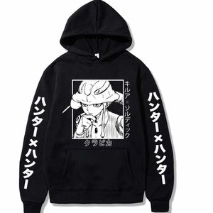 Anime Hunter X Hunter Meruem Sudadera con capucha Hip Hop Casual Loose Print Streetwear Unisex H0823