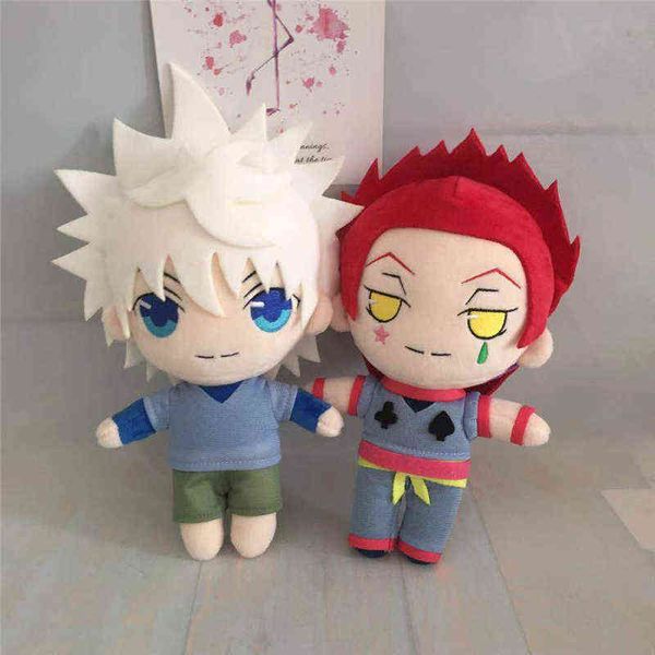 Anime Hunter X Hunter muñeco de juguete de peluche Hisoka Killua Zoldyck lindo suave almohada de peluche regalo para niños 20cm AA220314