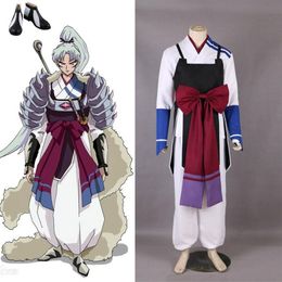 Anime Inuyasha Inu no Taisho Toga Cosplay Sesshoumaru Inuyasha père Kimono Cosplay Costumes177D