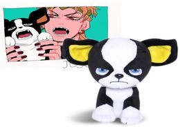 Anime jojo bizarre aventure chien iggy peluche jouet en peluche mignon mascot co-collection de collection prop