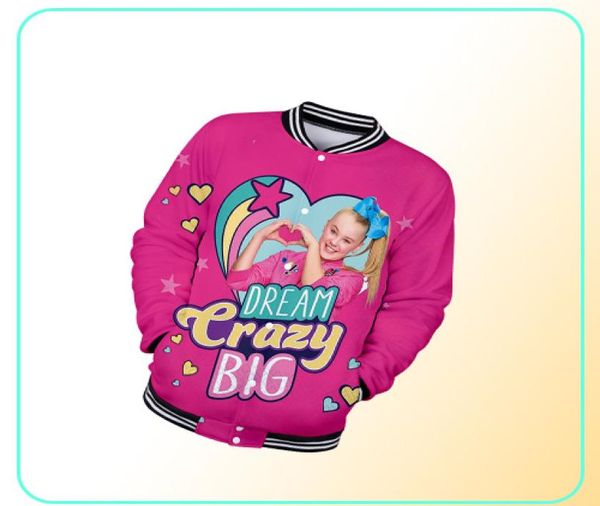 Anime jojo siwa 3d imprimer la veste de baseball féminin hommes hommes veste streetwear hip hop tracksuit décontracté harajuku swetshirts hoodie4208143