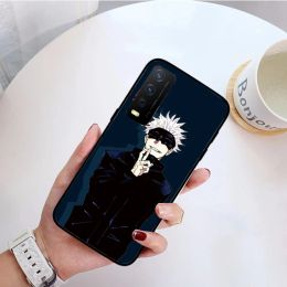 Anime Jujutsu Kaisen Ryomen Sukuna Téléphone Case pour Vivo Y31 Y21 Y70 Y21S Y20 Y72 1907 Y12 Y11S Y53S Y33S Y55 Y76 Y51 Y15S Y01