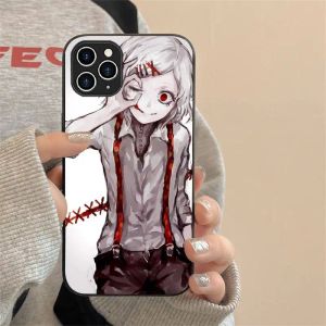Anime Juuzou Suzuya Tokyo Ghouls Téléphone Case pour iPhone 7 8 Plus X XR XS 11 12 13 SE2020 MINI MOBILES IPHONES 14 PRO MAX CASE