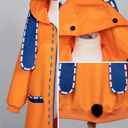 Anime kakegurui yomoduki runa cosplay costumes sweat à capuche compulsive à swets à capuche compulsive socle de perruque costume d'Halloween