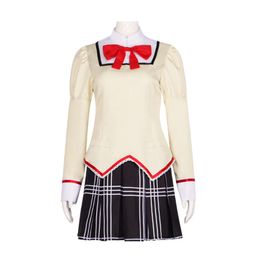 Anime Kaname Cosplay Kostuum Puella Magi Madoka Magica Miki Sayaka School Tomoe Mami JK Uniform Rok