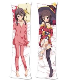 Anime Konosuba God039S Zegen op deze prachtige wereld Megumin Dakimakura Covers knuffelen Body Pillow Case Cover Case 2012126672379