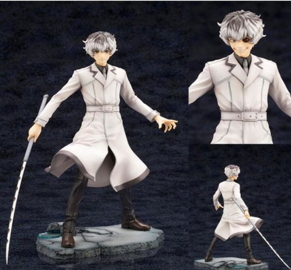 Anime Kotobukiya Tokyo Ghoul Re Haise Sasaki Figura Artfx J Statue Head Kaneki se puede cambiar Figura PVC Cartoon8188490