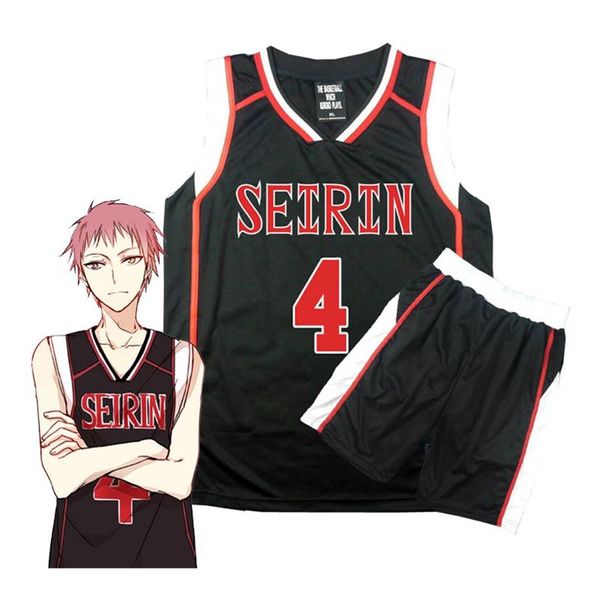 Anime Kuroko no Basuke Seirin Kuroko Tetsuya Kagami Taiga Hyuga Junpei Cosplay Costume278v