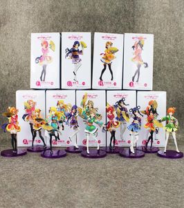 Anime Love Live PVC Figura Honoka Minami Kotori Sonoda Umi Yazawa Niko con fanáticos Modelo de chicas lindas Modelo de colección Y1906046221978