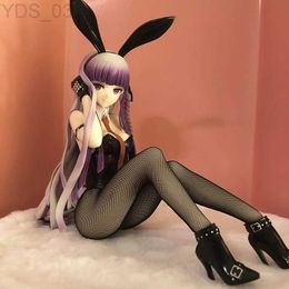 Anime Manga 1/4 Danganronpa Trigger Happy Havoc Kirigiri Kyouko Bunny Girls Action Figure PVC Figuren Collectible Model Toy YQ240315