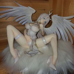 Anime manga 1/4 skytube nativo anime sexy chica fiestlook de ángel blanco pvc figura colección de adultos modelo muñeca de juguete gfits