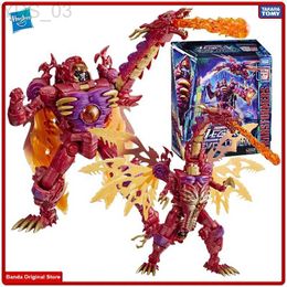 Anime Manga 100% Op Voorraad Originele Takara Tomy Transformers Legacy Evolution Leader Transmetal II Megatron Model Speelgoed Actiefiguren YQ240315