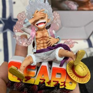 Anime Manga 10 cm Anime One Piece Figure Luffy Gear 5 Action Figure Soleil Dieu Luffy Nika PVC Action Figurine Statue Collection Modèle Jouets L230717