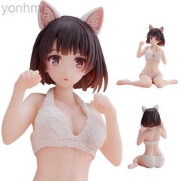 Anime Manga 10 CM AnimeKato Megumi Kat Oor Figuur Saekano Hoe een saaie vriendin te verhogen Pyjama Anime Figuur Actiefiguren Model Speelgoed 24329