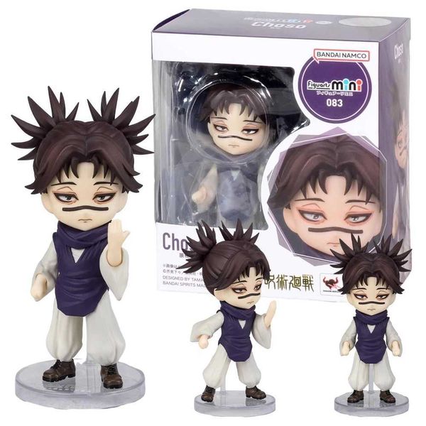 Anime Manga 10 cm Namco Figuarts Mini 083 Choso Jujutsu Kaisen Kawaii Figura de acción original Modelo Juguete Colección de anime Fans Regalos de Navidad J240308