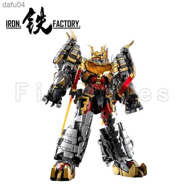 Anime Manga 12 cm Iron Factory Transformation Robot Action Figure Fer Samurai Série IF EX-50 Daishogun Anime Modèle Jouet Cadeau Livraison Gratuite L230522