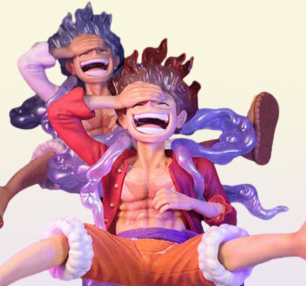 Anime Manga 17 cm Anime One Piece Figure Luffy Gear 5 Figurine d'action Dieu Soleil Luffy Nika PVC Figurine d'action Statue à collectionner modèle 6928263