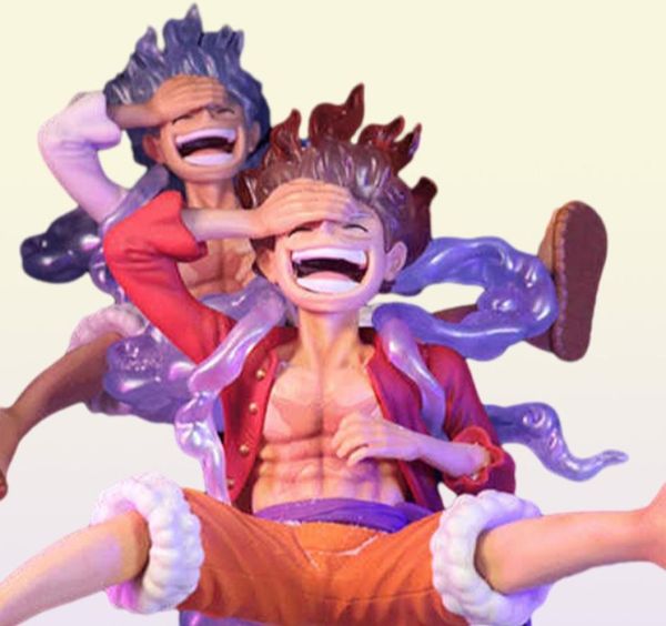 Anime Manga 17 cm Anime One Piece Figure Luffy Gear 5 Figurine d'action Dieu Soleil Luffy Nika PVC Figurine d'action Statue à collectionner modèle 4663653