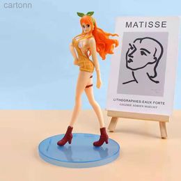 Anime Manga 17 cm Anime One Piece Figuur Nami Actiefiguren Sexy Meisje Waifu Model PVC Collectibles Speelgoed Ornament Kamer Decor Geschenken 240401