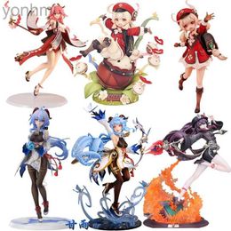 MANGA ANIME 17cm Genshin Impact Klee Hibana Knight Anime Figure Ganyu / Keqing / Paimon Action Figure Yae Miko / Hu Tao Figurine Model Doll Toys 240413
