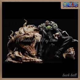 Anime Manga 17 cm One Piece Sir Crocodile Anime Figuur Mr.0 Figuren Action Figurine Pvc Standbeeld Model Collectible Decoratie Speelgoed Kinderen Geschenk YQ240315