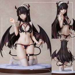 Anime Manga 18CM Charm Wings Inc Taya 1/6 Akuma Maid ver Anime Sexy Girl PVC Figurine Jouet Collection Adulte Modèle Hentai Poupée Cadeaux