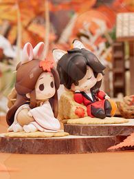 Anime Manga 2 unids/lote Anime Heaven Official Blessing figura de acción Tian Guan Ci Fu Xie Lian Hua Cheng buscando juguete para regalo L2403