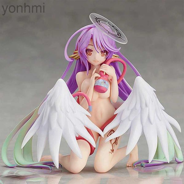 Anime Manga 2023 Mini No Game No Life Jibril Fairy Shampoo ver.PVC Japanese Anime Sexy Figure Action Modèle Collection Toys Doll Gift 240413