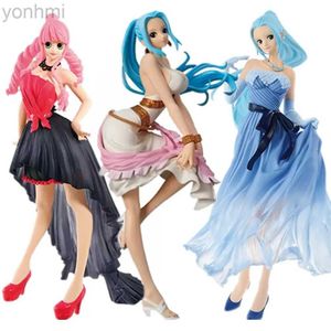 Anime Manga 22 cm Anime japonés One Piece Nico Girl PVC Nami Nefeltari Vivi Figuras de acción Juguetes Colección AdULt Modelo Muñeca Regalo 24329