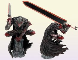 Manga anime 25cm berserk intestin l anime figure intestin berserker armour action figure berserk noir swordsman figurine collection modèle 1227872